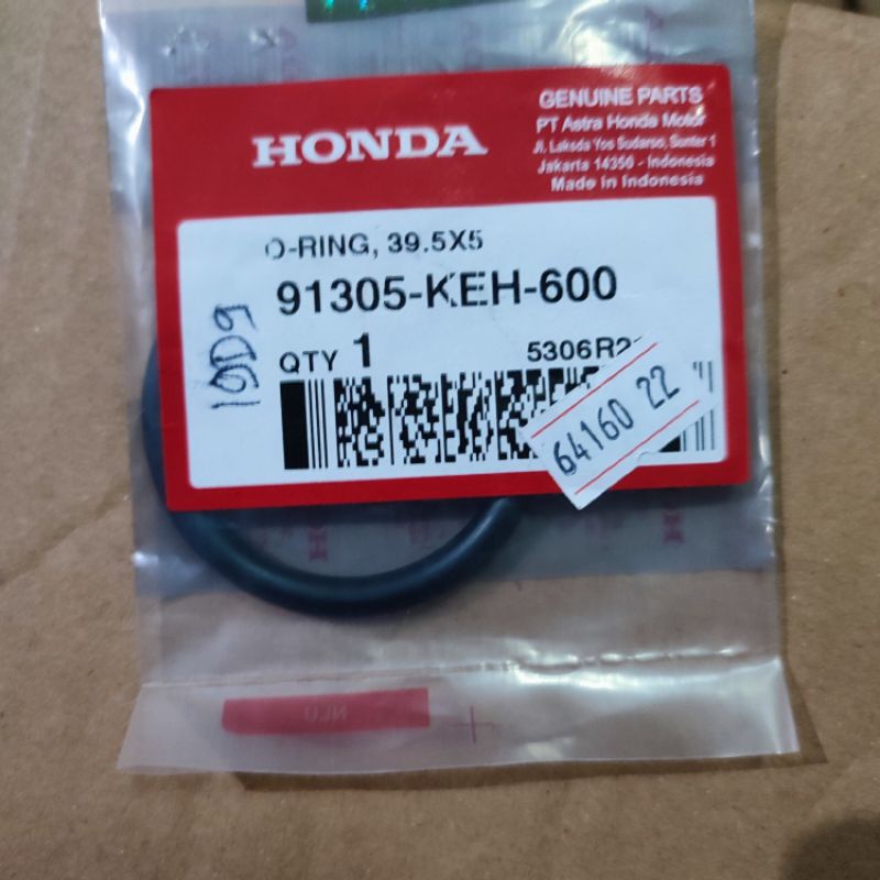 O-Ring 39.5X5 91305-KEH-600 Sil Seal Oring O-Ring Pelampung Apung Apung Tangki Bensin ORI Honda TIGE