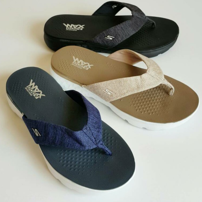 Super Promo Sandal Pria Skechers Vivacity Men / Sendal Jepit Pria Skecher