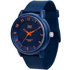 QQ Original Jam Tangan Unisex - VR52J002Y - Karet - Biru Dongker