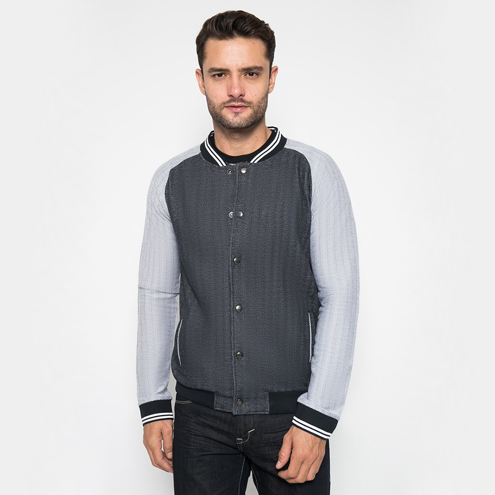 Johnwin - Active Jaket - Grey & Black -  - ASW.661.M026.01.C-L/S