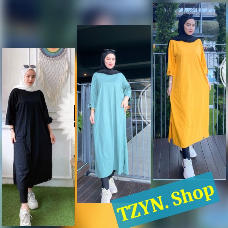 DM3 || Long Tunik Polos By DM3. Cloth_adm5