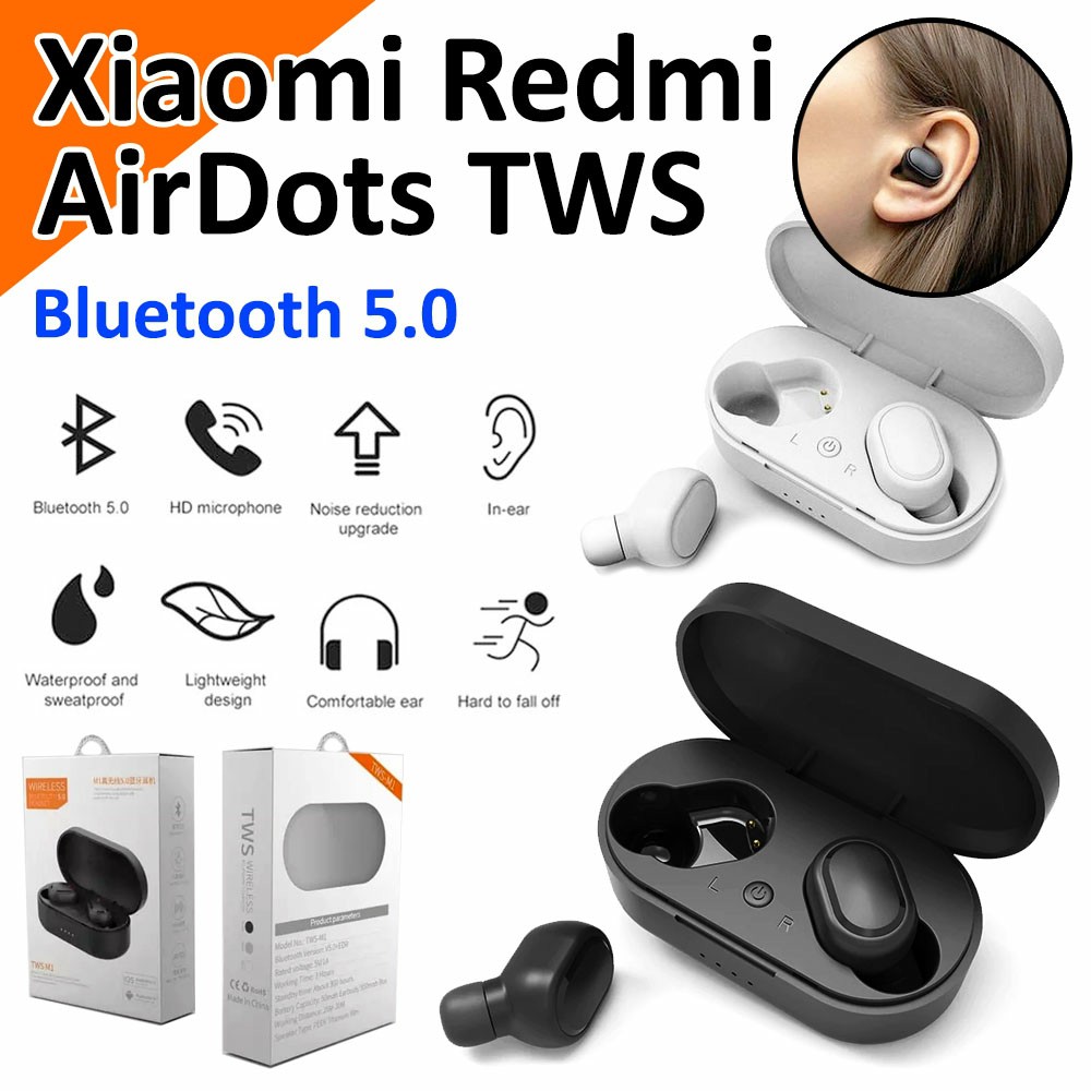 Promo Murah Kualitas bagus Xiaomi redmi AirDots TWS Bluetooth 5.0 Earphone