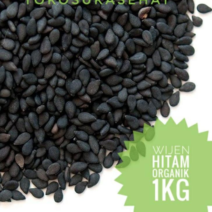 

Super Laris--Black Sesame Seeds Organic -1kg ( Wijen Hitam Organik )