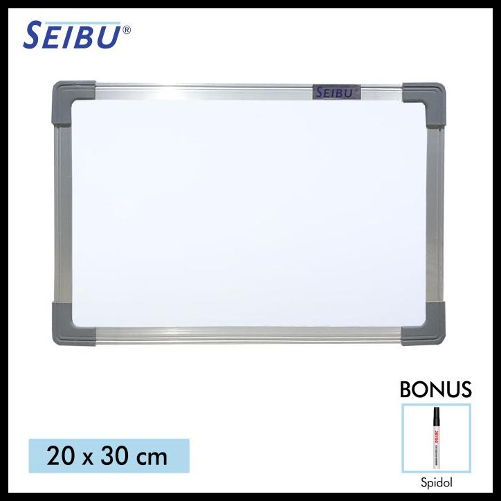 

Papan Tulis Whiteboard Gantung Magnet Double Face Seibu 20 X 30 Cm