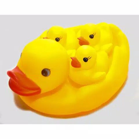 Mainan Bebek Mandi Besar isi 4pcs / mainan mandi bayi -  A015