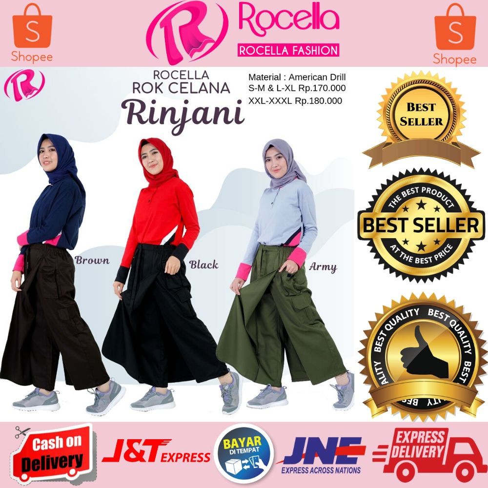 ROCELLA ROK  CELANA  RINJANI ROK  CELANA  HIKING  ROK  