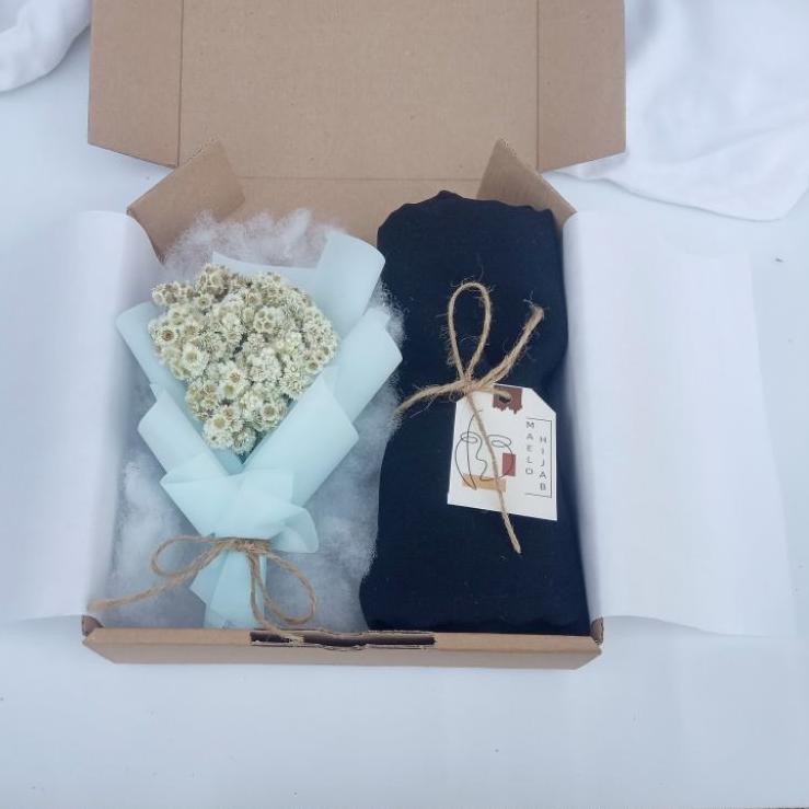 

L4gi rame Box kado kerudung dan buket aesthetic / buket mini / packing lucu / box murah |L5P 001 ,,,