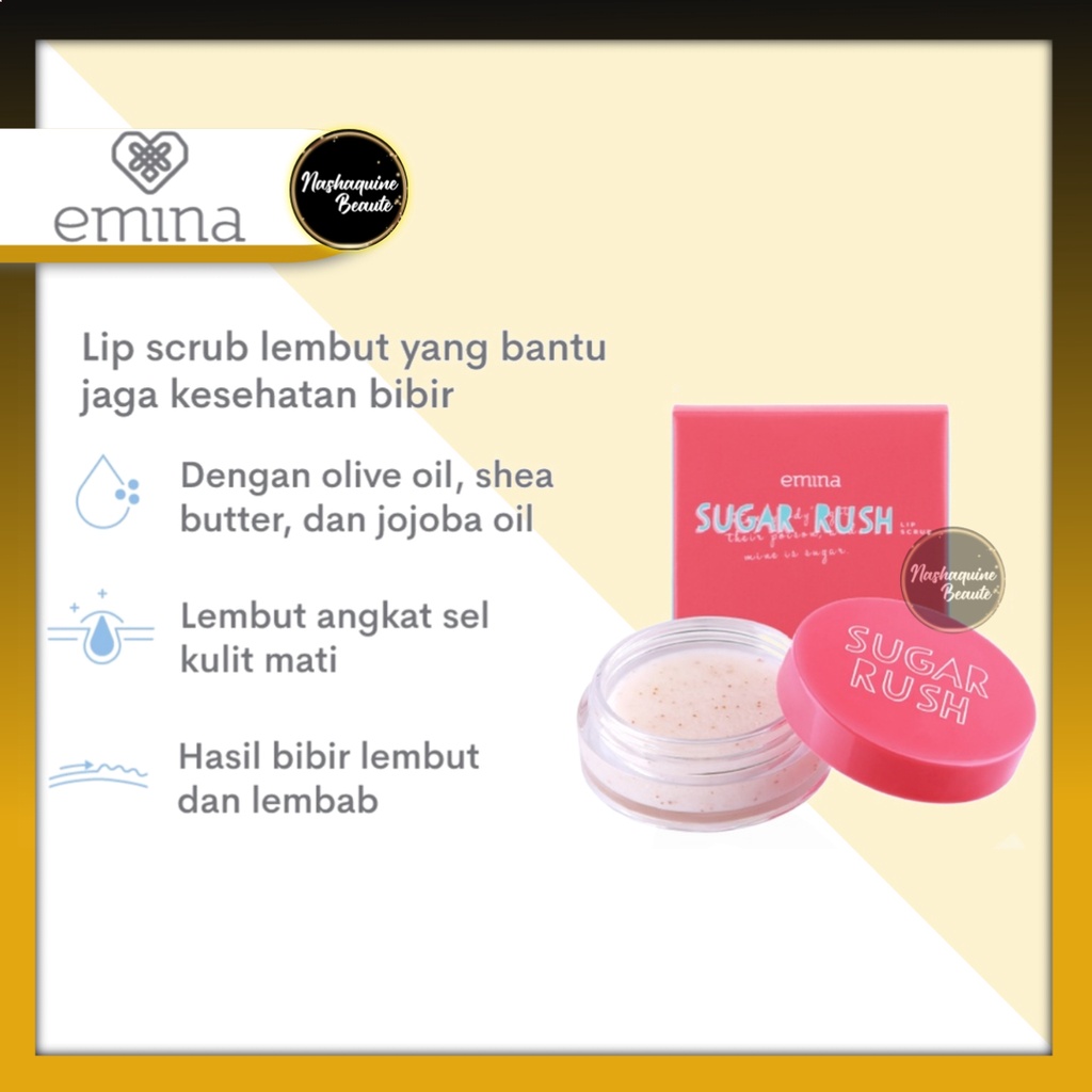 EMINA Sugar Rush Lip Scrub 4.2 gr