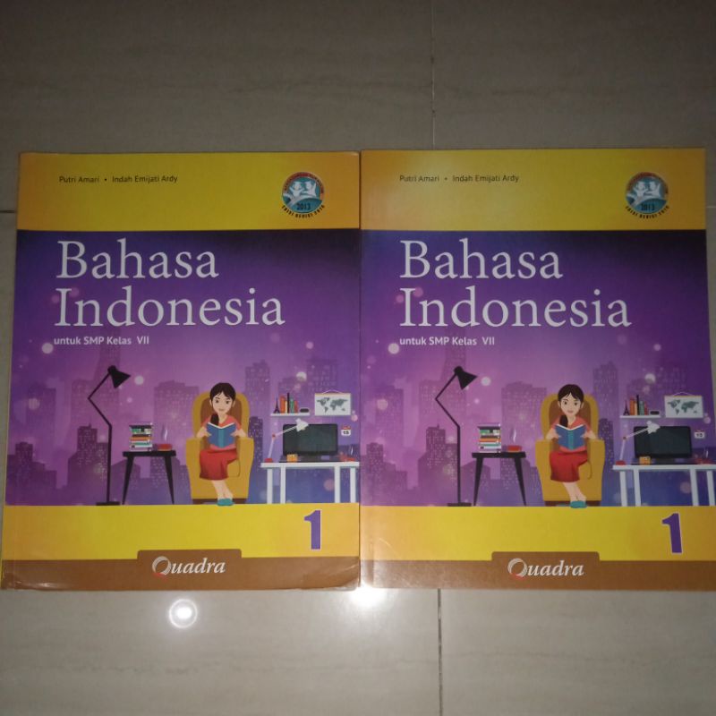 BUKU BAHASA INDONESIA UNTUK SMP KELAS VII / 7 -QUADRA