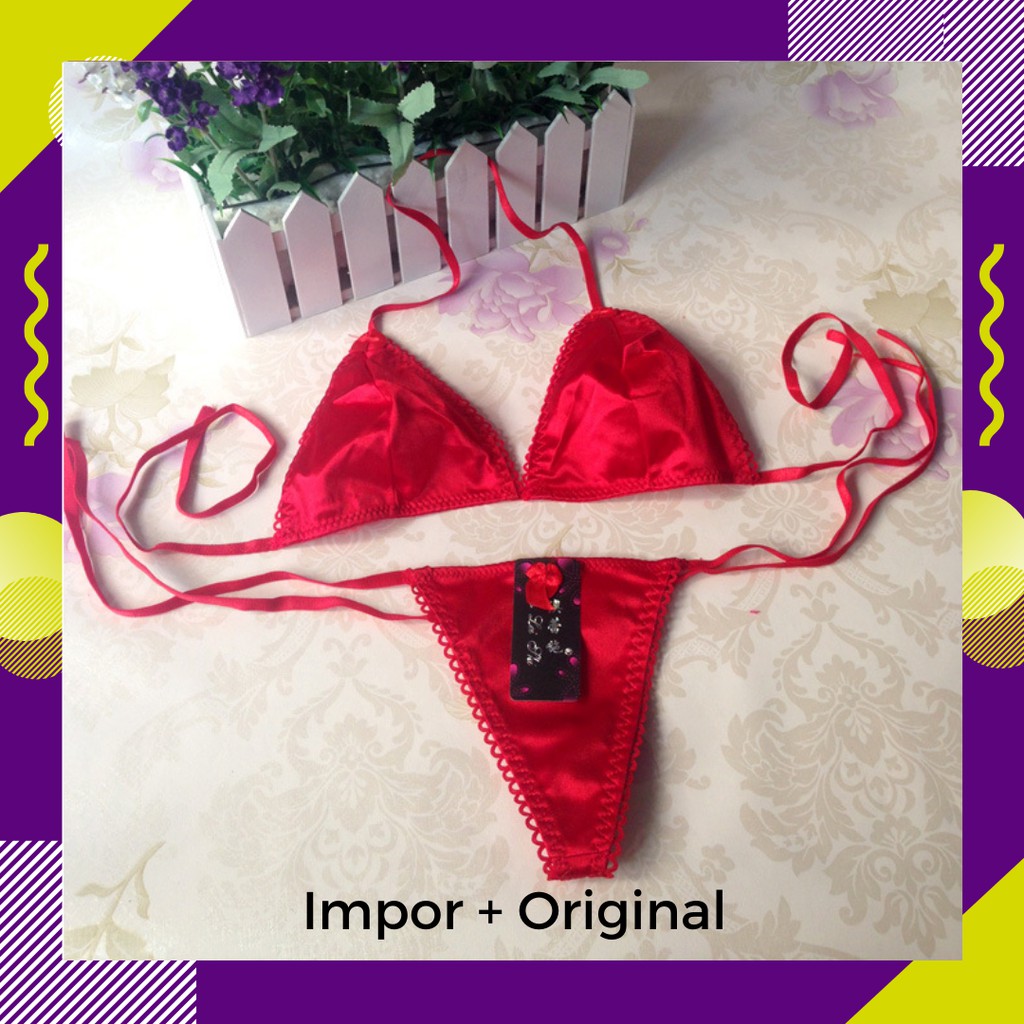 Paket Lingerie Wanita murah / Daleman wanita Celana Dalam Sexy set lingerie wanita gstring B051