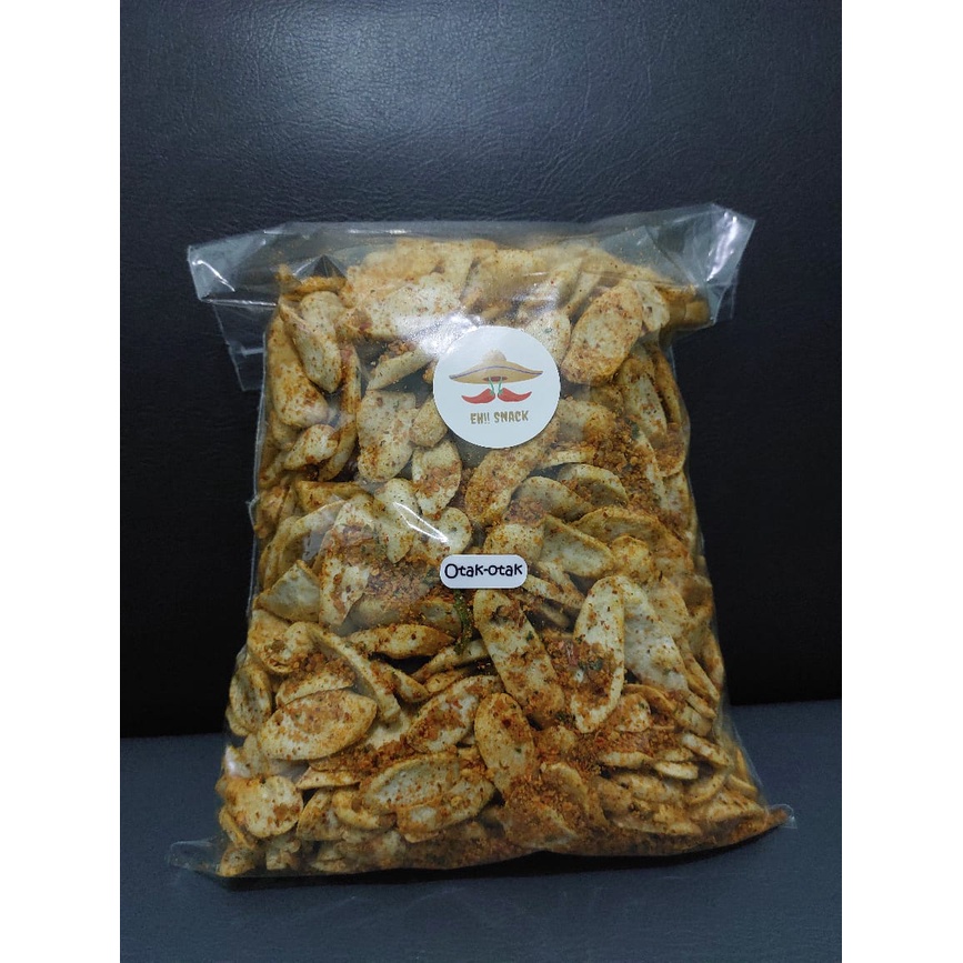 

1 Kg Otak-otak Krispi/Cemilan Kekinian/Snack Murah/Otak-otak Pedas Asin Daun Jeruk