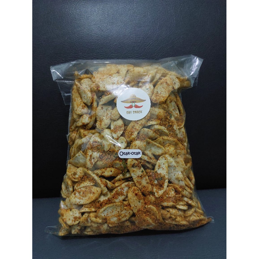 

1 Kg Otak-otak Krispi/Cemilan Kekinian/Snack Murah/Otak-otak Pedas Asin Daun Jeruk