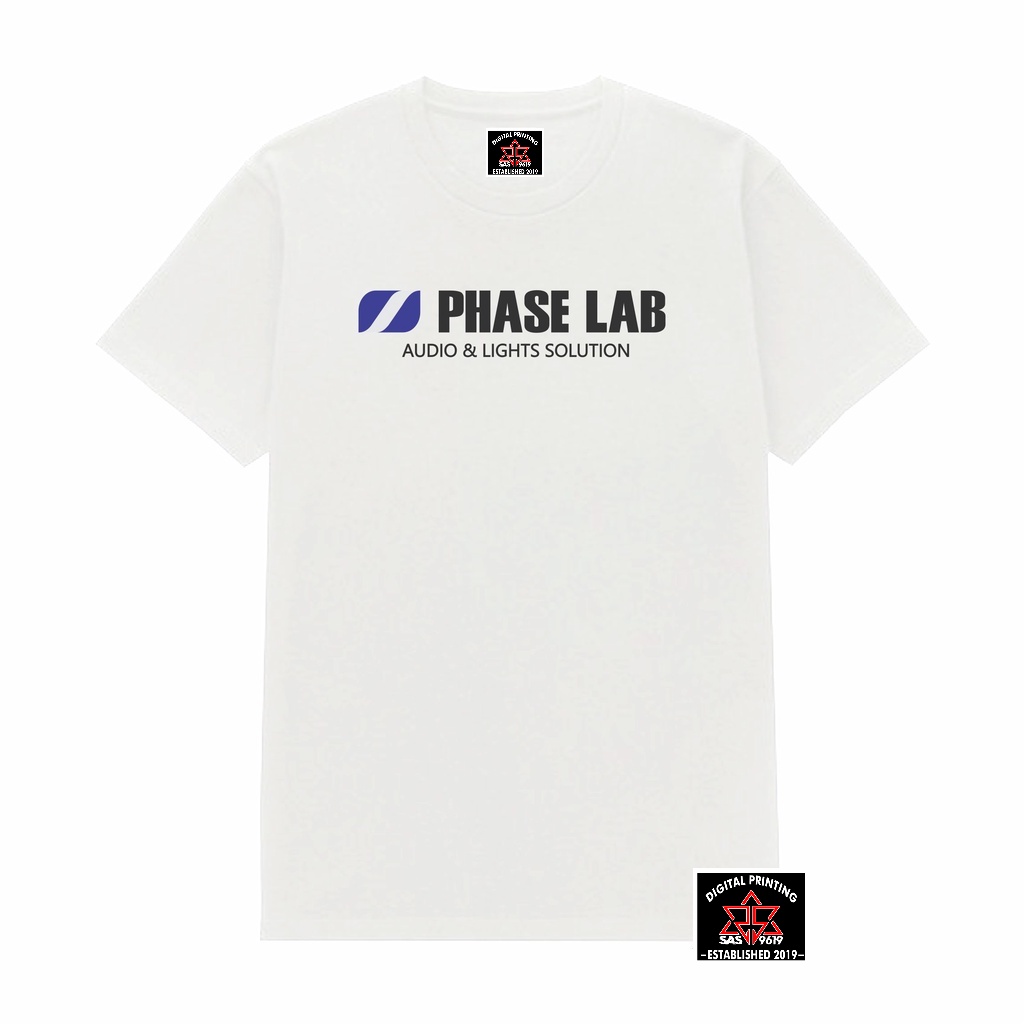 kaos Baju T-Shirt Audio Sound System PhaseLab / kaos musik / kaos oss / kaos operator sound system