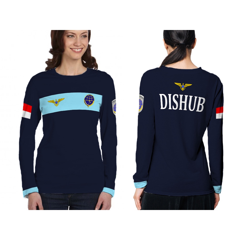 Utamamedia - Kaos Dishub Wanita / Kaos Dishub Keren / Kaos Dishub Lengan Panjang