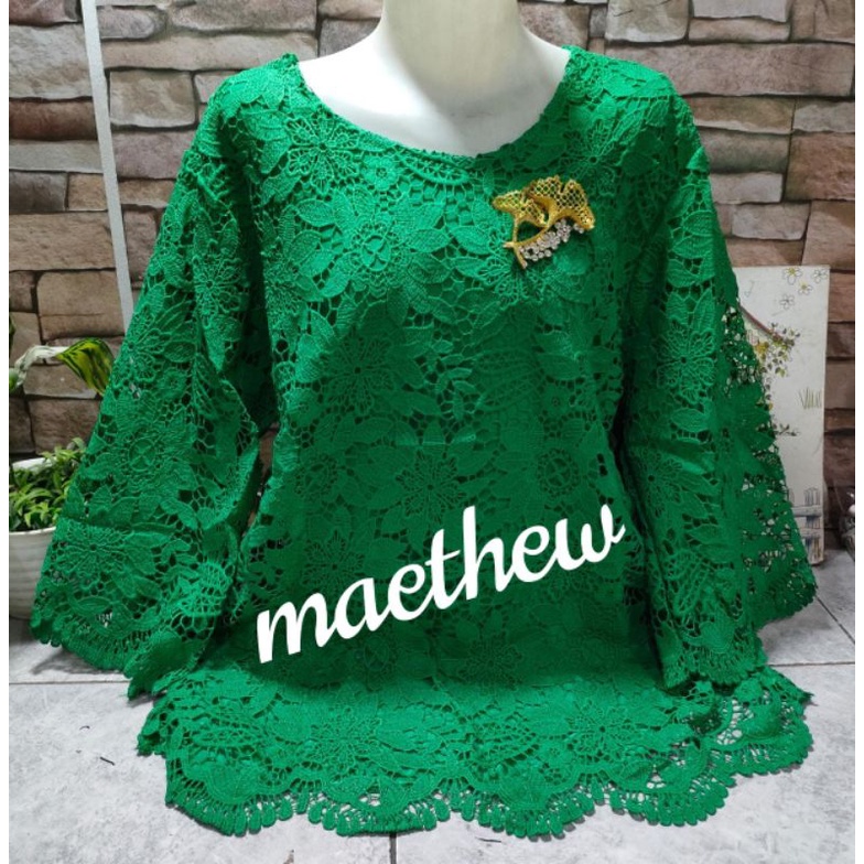 Atasan brukat jumbo ld 110-120