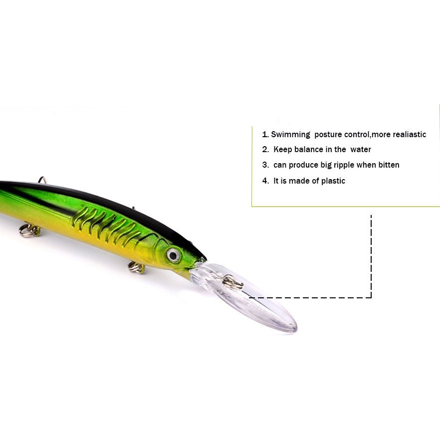 Umpan Pancing Minnow Minow Fishing Lure Casting Set Murah Proberos Pensil Laut Trolling