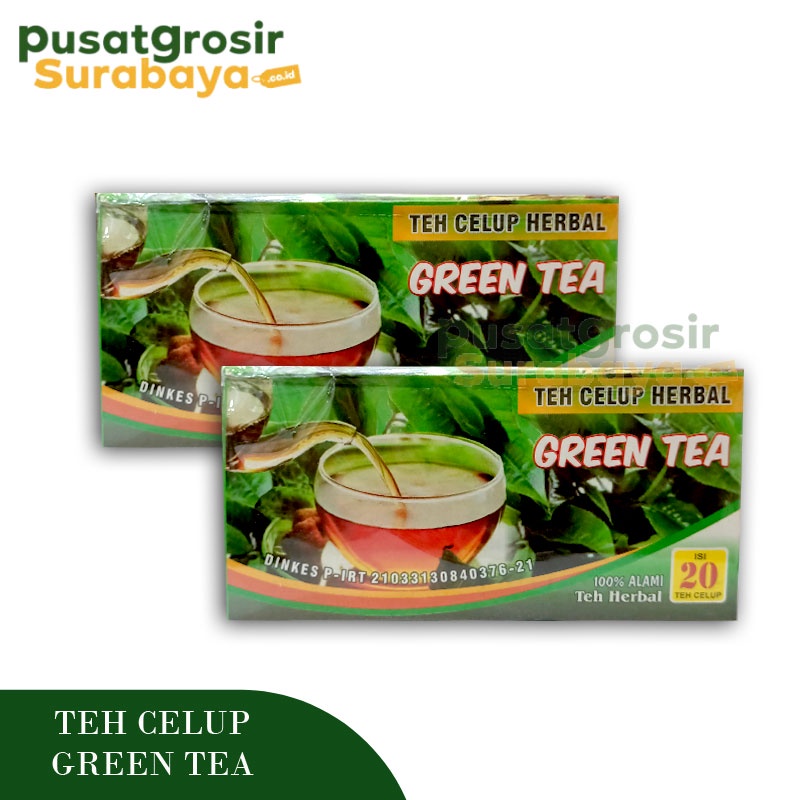 

Teh Celup Green Tea Teh Celup Herbal isi 20 Kantong