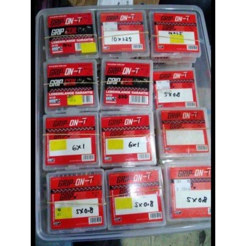 Grip Coil Mata Recoil Grip On M6x1 / M8x1.25 / M10x1.25 / M10x1.5 / M12x1.25 / M12x1.5 / M14x1.5