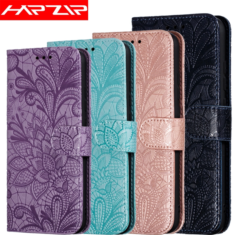 Flip Case Bahan Kulit Dengan Slot Kartu Untuk Xiaomi Redmi