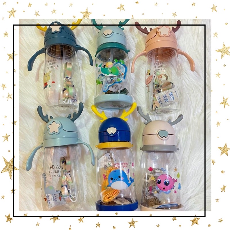 BOTOL MINUM ANAK TANDUK RUSA / BOTOL ANAK 550ml