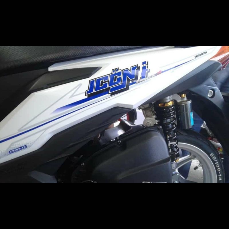 Striping Beat New 2016 2018 blue variasi