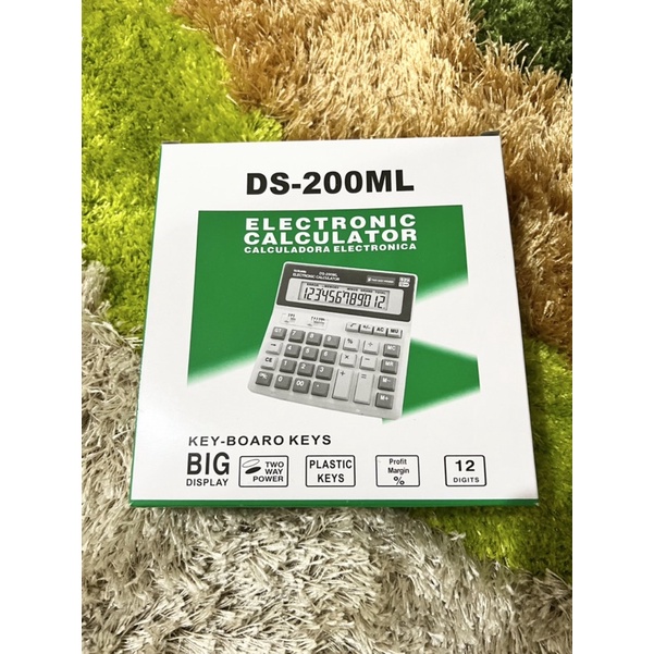 

Kalkulator 12 digit DS-200 ukuran besar murah!