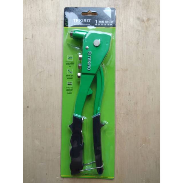 TANG RIVET TEKIRO GT-HR1231 HIJAU/HAND RIVETER