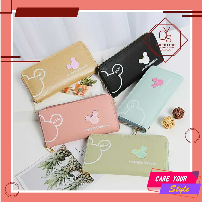 CYS Dompet Panjang Wanita Dompet Import Dompet Wanita Mini Real Pict D49