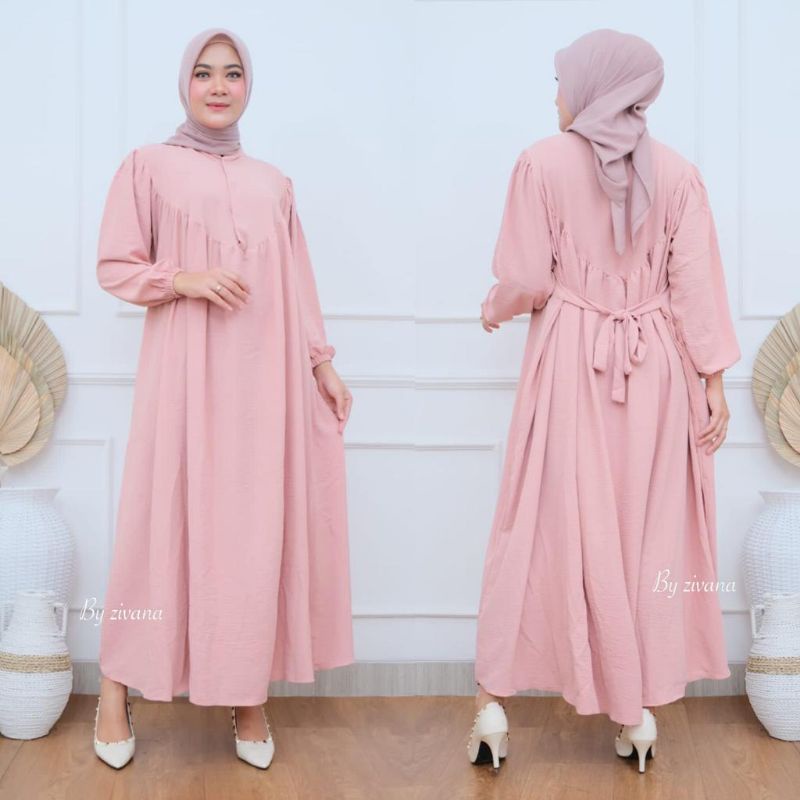 Dress JUMBO CRINCLE AIRFLOW - Belva Dress //JF972