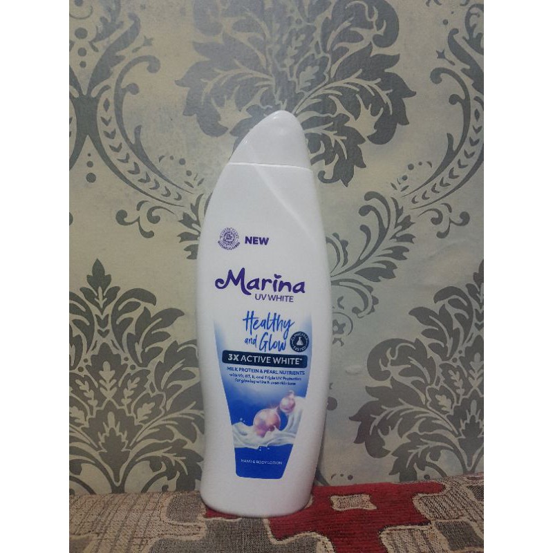 Hand Body MARINA UV WHITE Healty Glow dan Hydro Cool 460ml