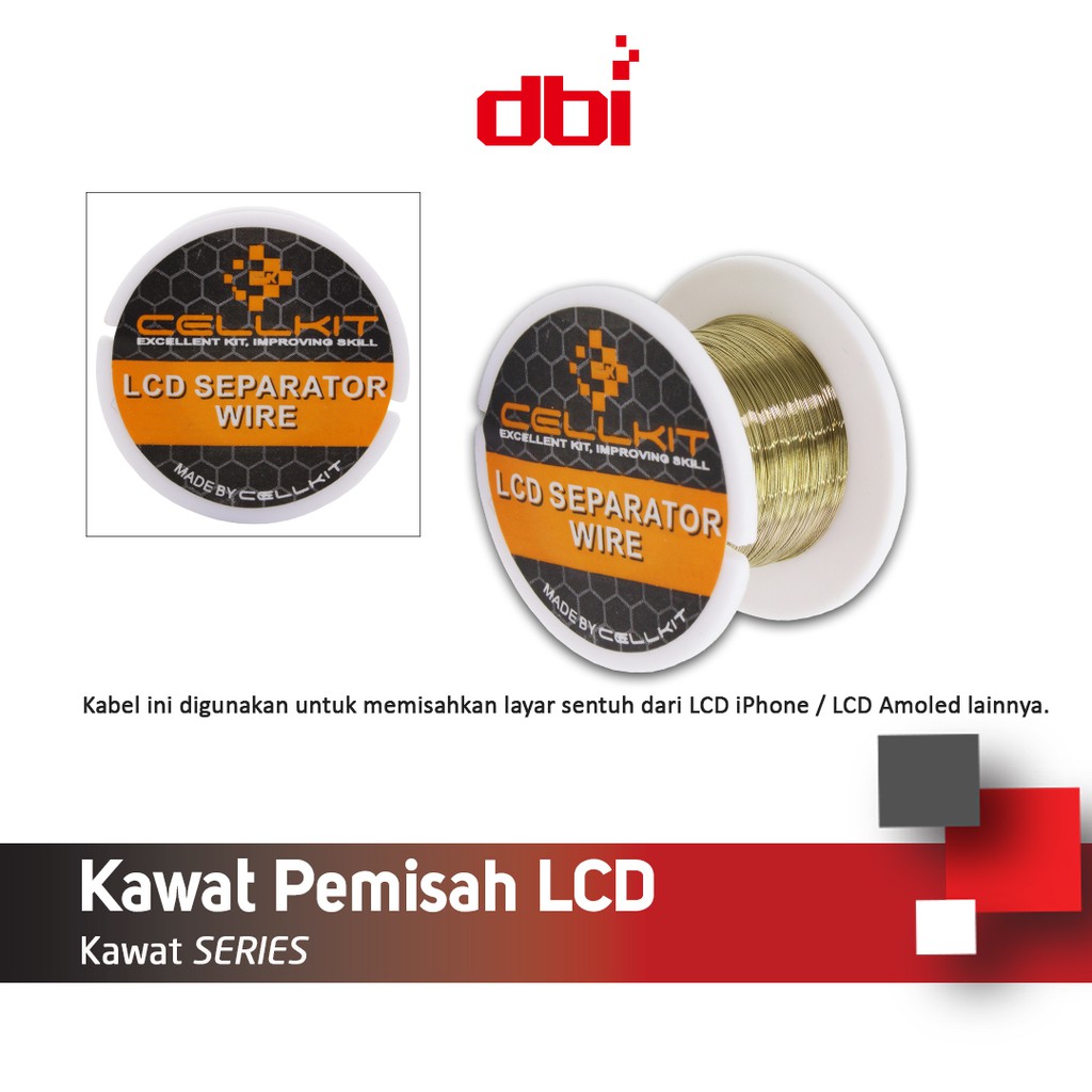 Kabel - Kawat - Benang Pemisah Layar Sentuh LCD Touch Screen LCD HP CELLKIT