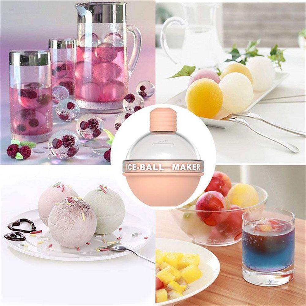 Solighter 6 cm Besar Ice Ball Maker Pesta Cepat Keren Gadget Alat Dapur Whiskey Cocktail Aksesoris Minuman Chiller