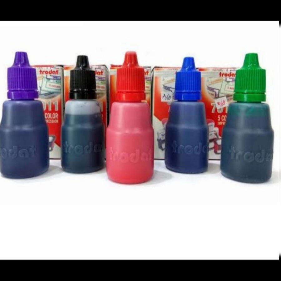 

Tinta Stempel Trodat 7011 Hitam Biru Merah Hijau Ungu