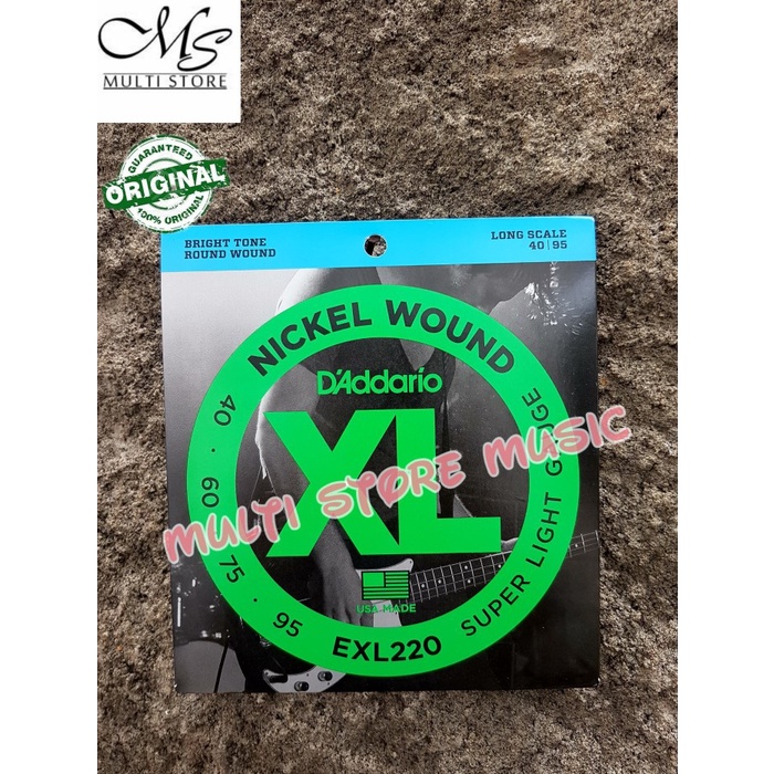 Senar Bass - Daddario EXL220 - Daddario EXL 220 - Daddario 4senar