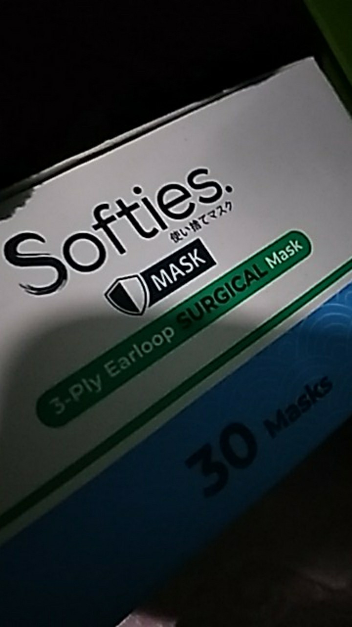 Masker Softies Daily Surgical Medis 30 Mask Polos Motif Hijab Headloop Anak Batik Parang Japanese