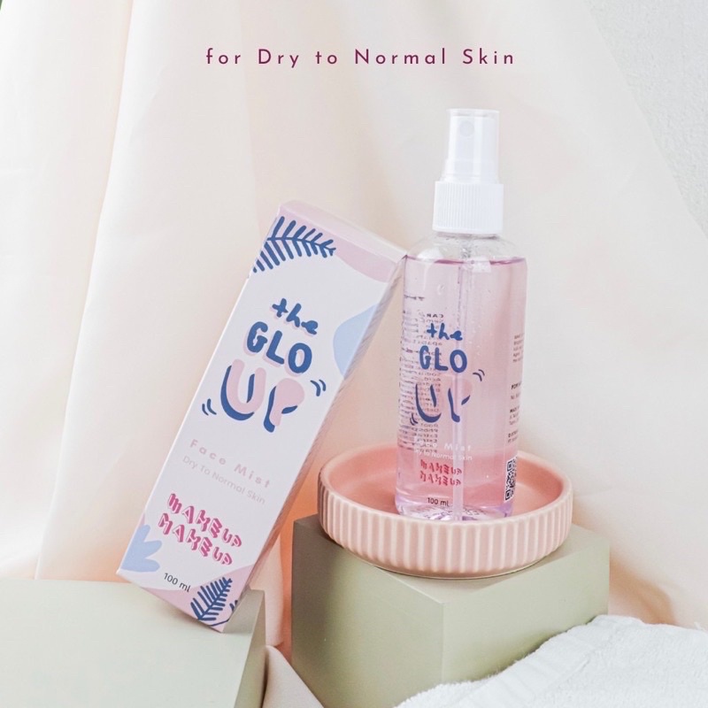 Gratis ongkir - The GloUp face mist Brightening Dry to Normal (wake up make up by wirda mansur)