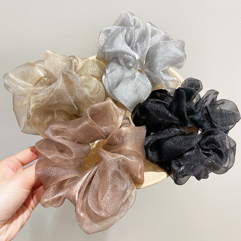 Scrunchie Organza - Kunciran Ikat Rambut Korea (besar) Cepol Hijab/Jilbab