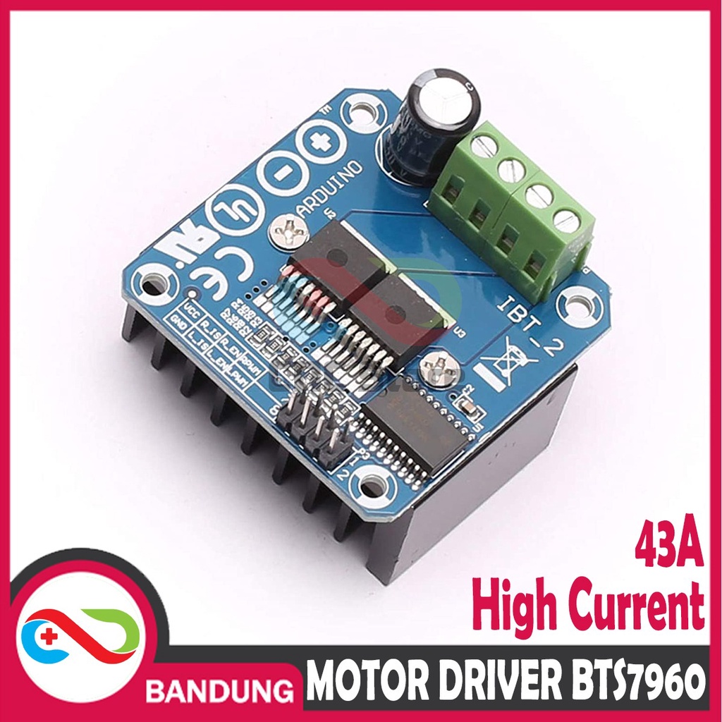 MOTOR DRIVER BTS7960 BTS7960B 43A HIGH CURRENT MODUL