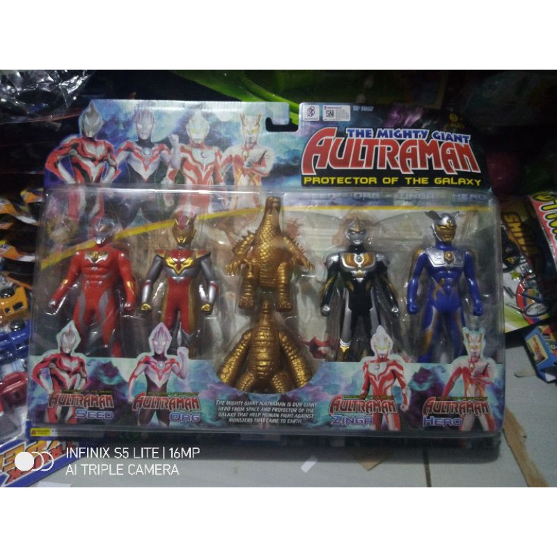 mainan figure ultraman dan monster geed orb ginga zero