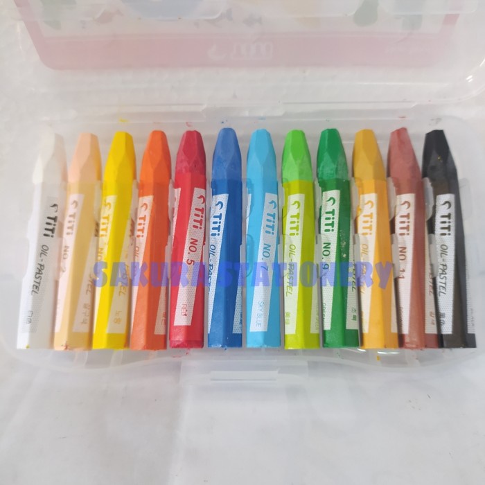 

PASTEL-DRY-OIL- TITI CRAYON 12 WARNA OIL PASTEL -OIL-DRY-PASTEL.
