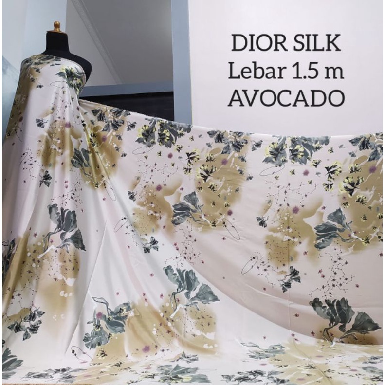 Bahan kain DIOR SILK Kualitas Premium