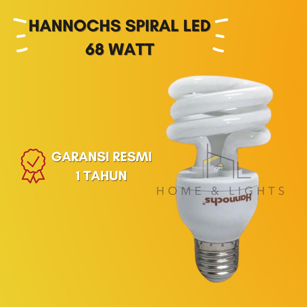 Lampu Hannochs Spiral 68 Watt