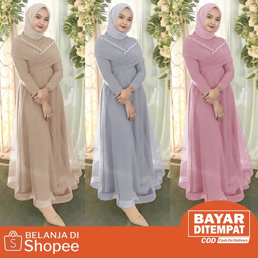 [NEW] GAMIS PESTA TERBARU Size S/M/L/XL / GAMIS PESTA MEWAH ELEGAN / GAMIS BRUKAT / BAJU GAMIS / GAMIS FASHION MODERN TERBARU / BAJU PESTA WANITA MUSLIM / PAKAIAN WANITA / BAJU WANITA / GAMIS BUSUI / GAMIS MUSLIMAH / KEBAYA / #LVMXANDINI