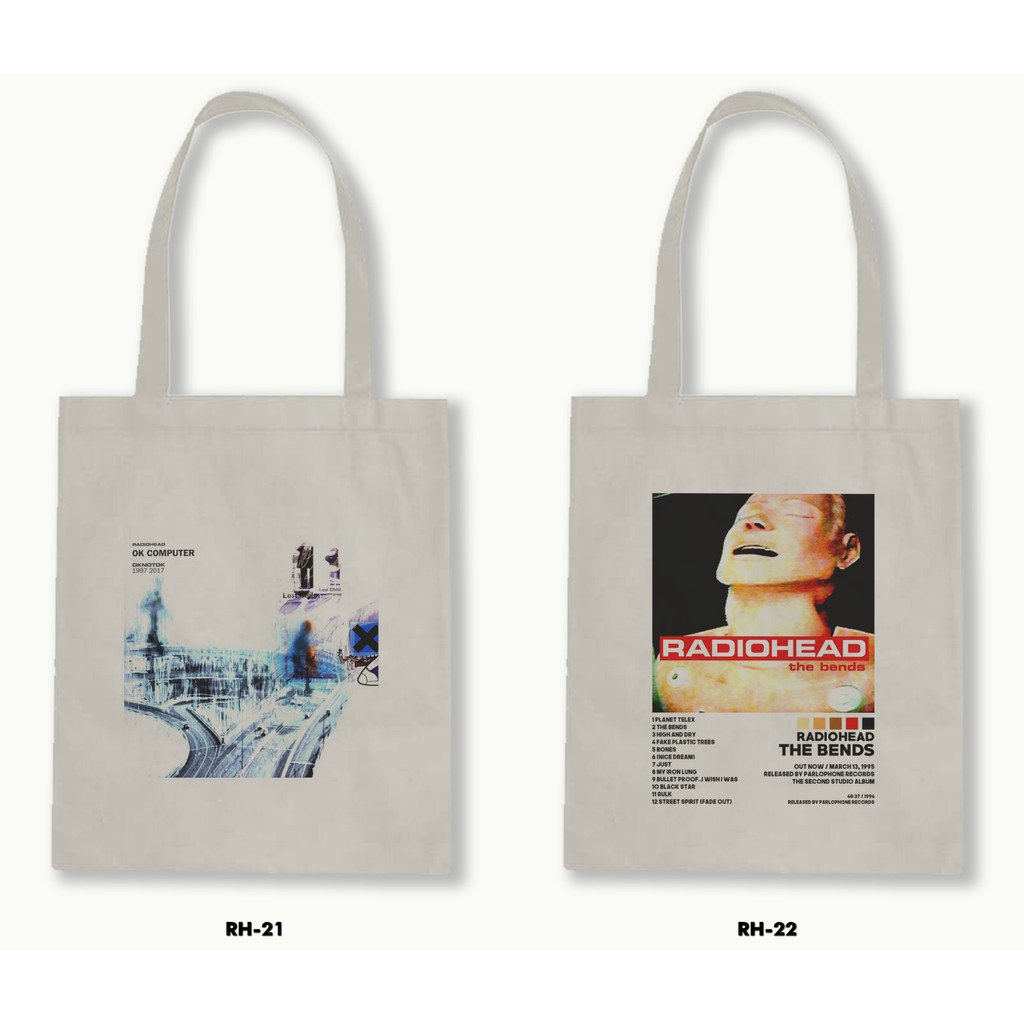 TOTE BAG RESLETING - RADIOHEAD .02