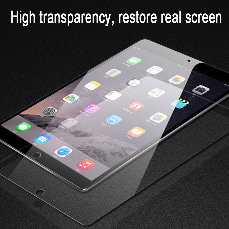 2pcs 9H Tempered Glass for iPad 2 3 4 Air 1 2 3 4 Pro 9.7 11 10.5 9.7 2017 2018 Pro 2015 2017 2021 10.2 2019 2020 Mini 4 5 Full Cover Screen Protector