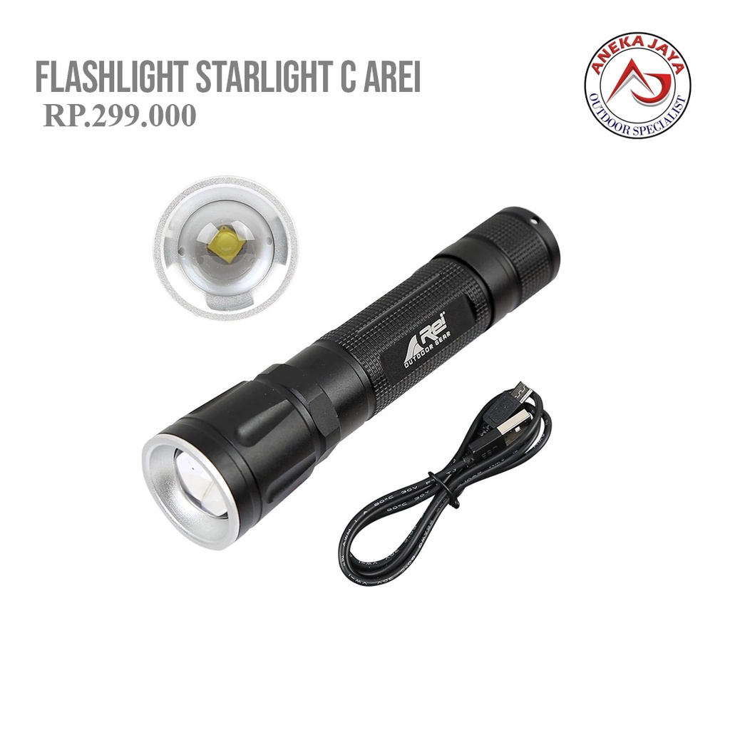 LAMPU SENTER AREI FLASHLIGHT STARLIGHT C REI