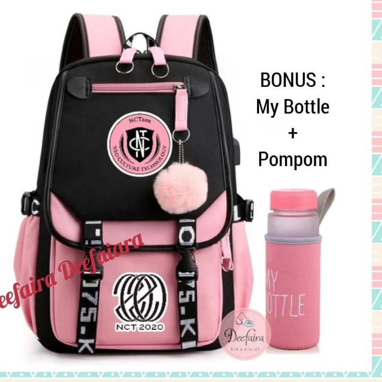 LANGSUNG ATC.. Tas Backpack Wanita Tas Sekolah Anak Perempuan NCT