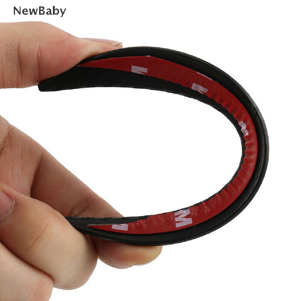 NewBaby 6Pcs Car Front Bumper Lip Splitter Fins Body Spoiler Canards Refit Gloss Black ID