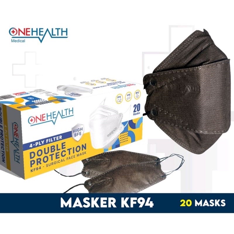 ONEHEALTH KF 94 - SURGICAL FACE MASK - 4 PLY FILTER