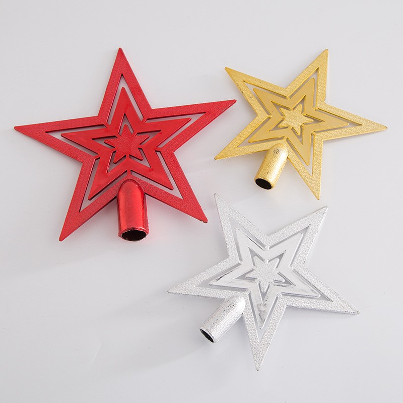 TSL bintang top star dekorasi ornamen pohon natal TSL bintang top star dekorasi ornamen pohon natal